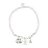 Think Outside the Shell Turtle Bracelet in Pink & Silver