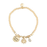 Live by the Sun Bracelet in Peach & Gold