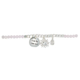 Live by the Sun Bracelet in Pink & Silver