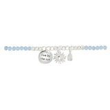 Live by the Sun Bracelet in Blue & Silver