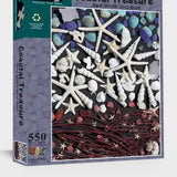 Coastal Treasures: Red, White, and Blue 550 Piece Jigsaw Puzzle