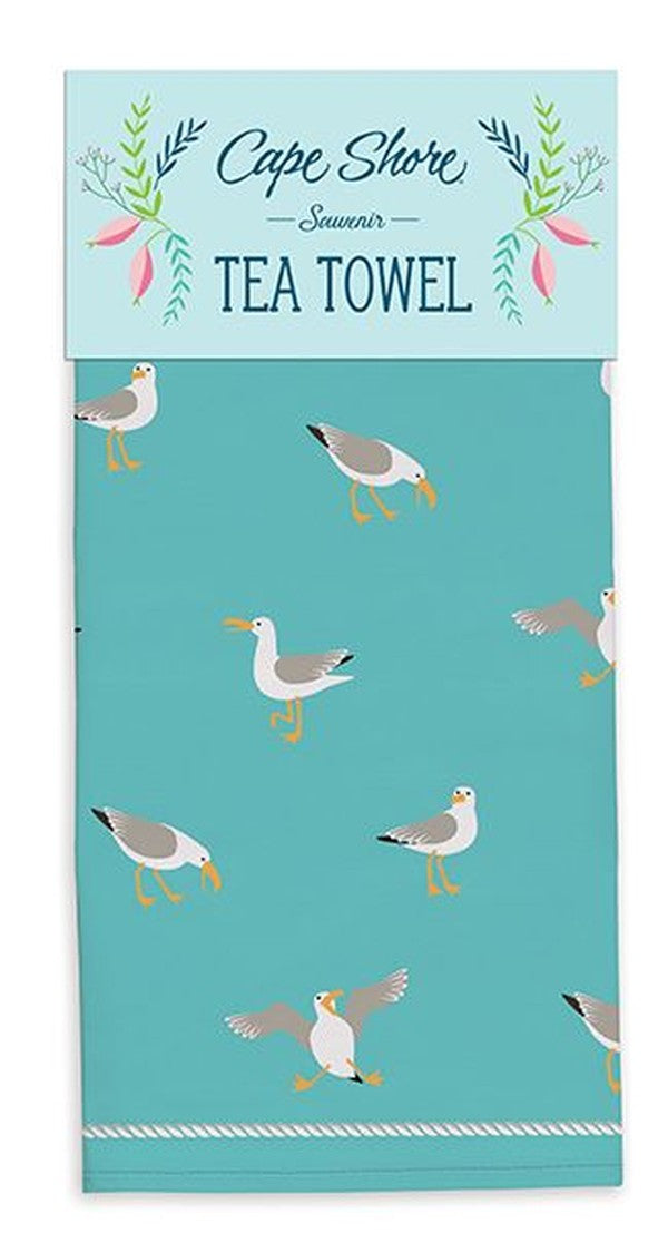 Seagulls Tea Towel