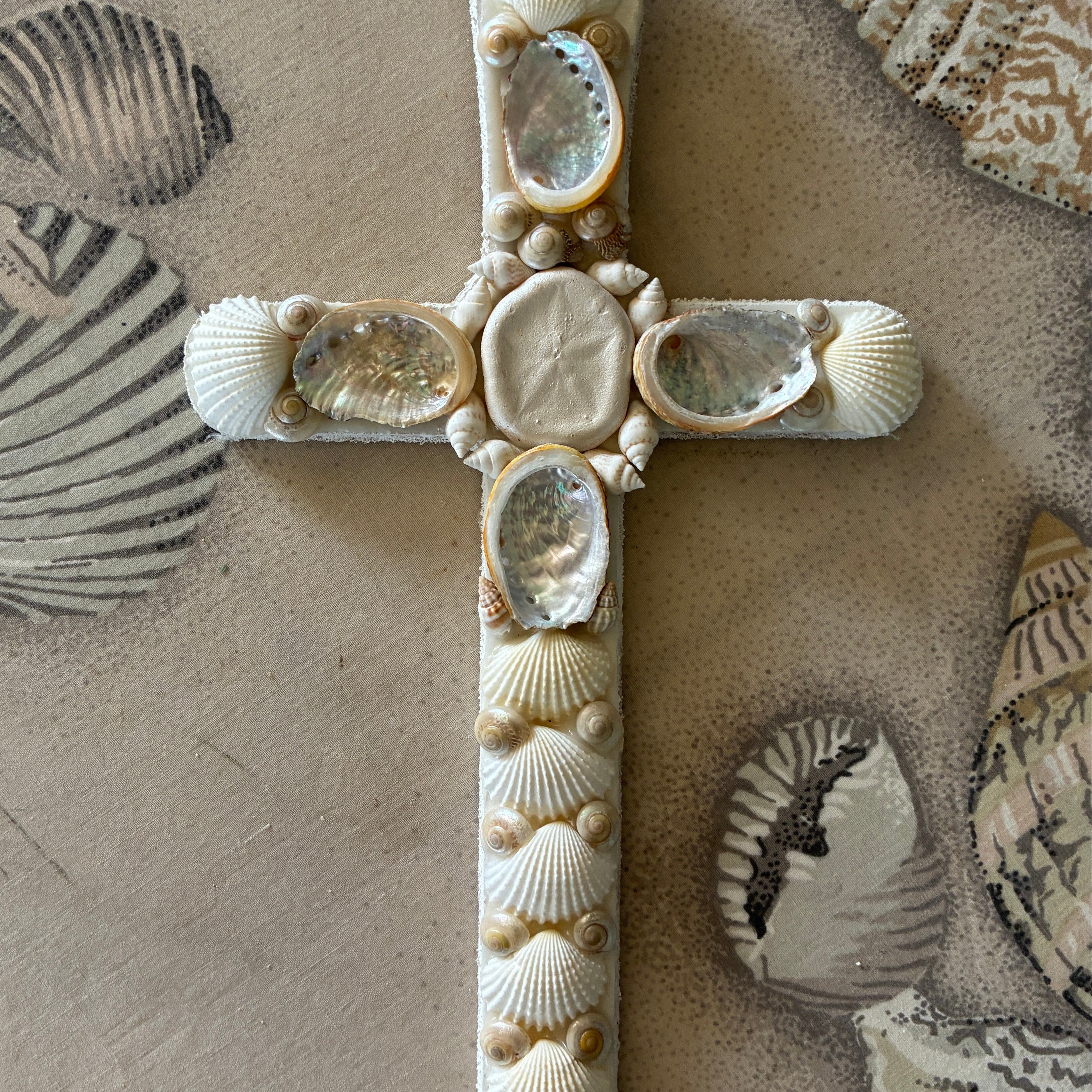 Cross with White Shells