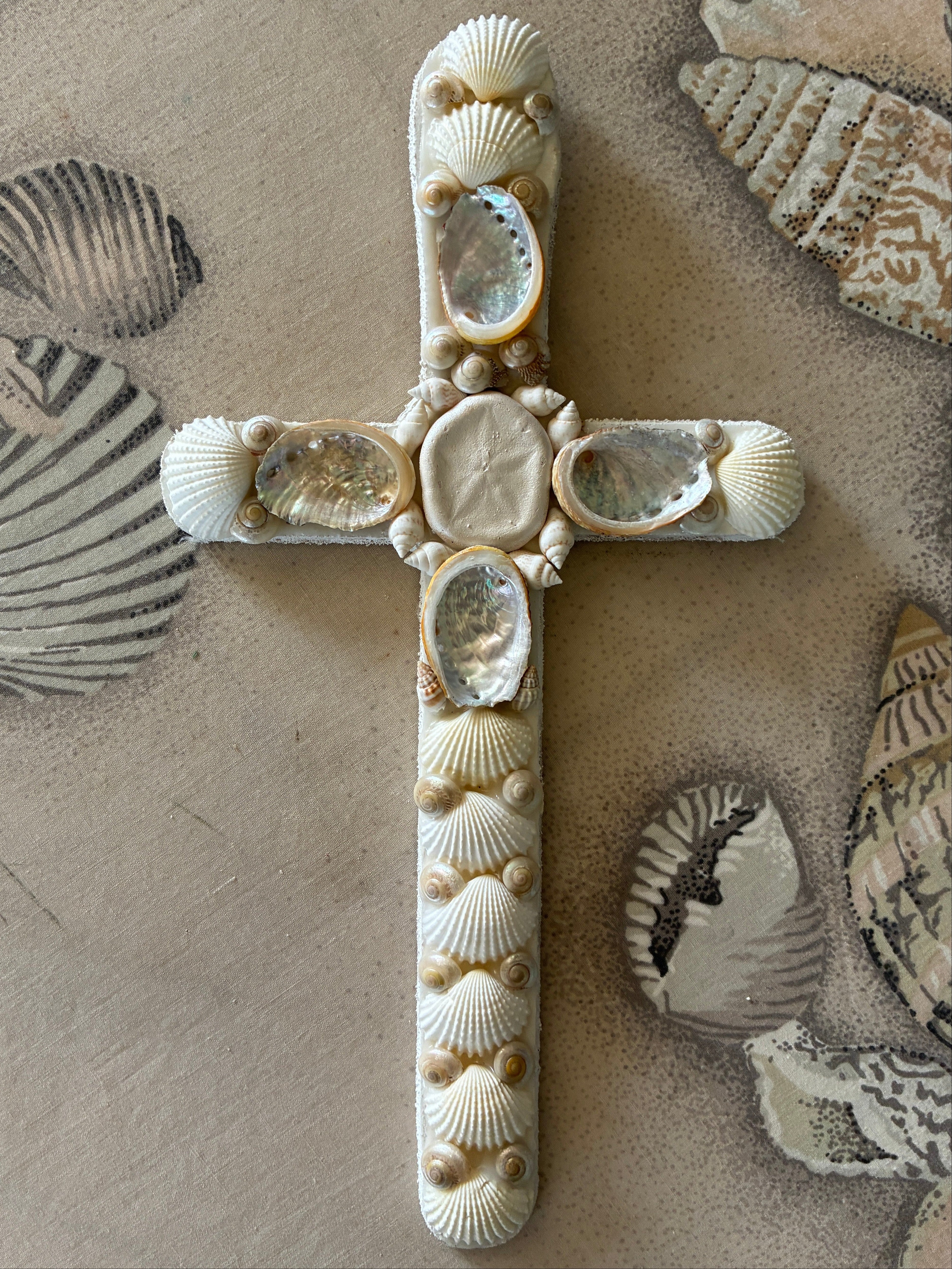 Cross with White Shells