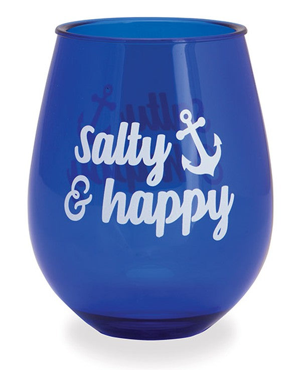Salty & Happy Wine Tumbler