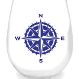 Compass Rose Wine Tumbler