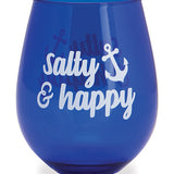 Salty & Happy Wine Tumbler