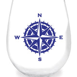 Compass Rose Wine Tumbler