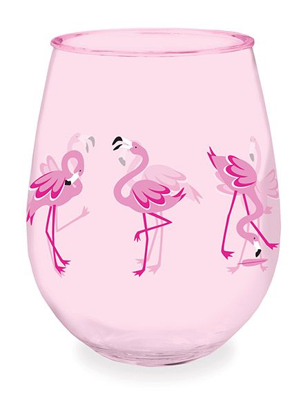 Flamingo Wine Tumbler