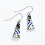 Classic Striped Enamel Lighthouses