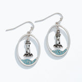 Lighthouse Dangle with Crystals