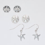 Classic Sterling-Look Sea Life Trio