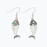Silver Bonefish with Abalone and Crystal Eyes