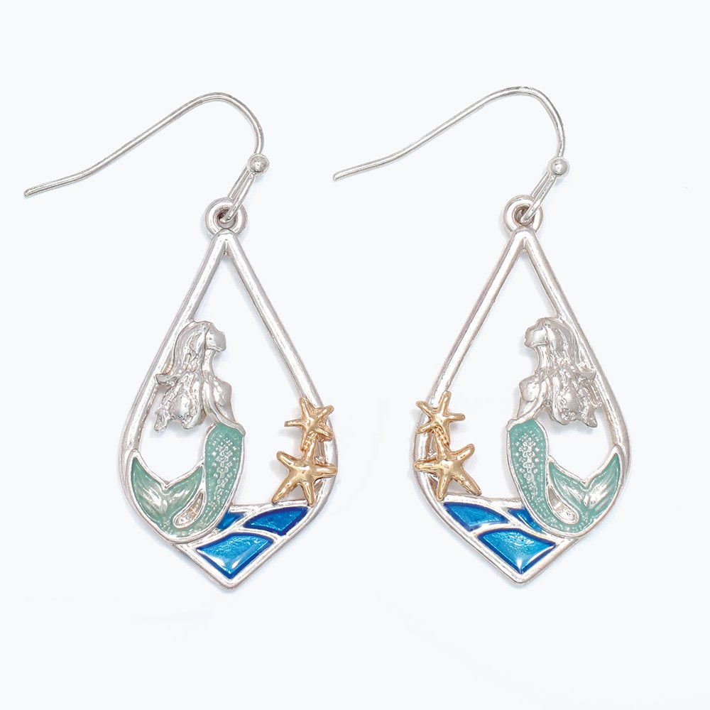 Singing Mermaid Scene in Blue