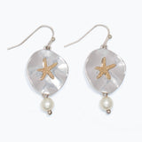 Polished Sand Dollars with Pearls