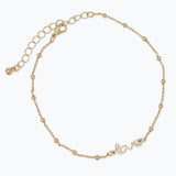 Love Script Charm Anklet