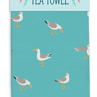 Seagulls Tea Towel
