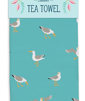 Seagulls Tea Towel