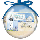 Coastal Collage Ornament