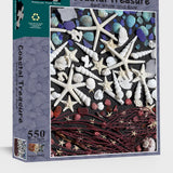 Coastal Treasures: Red, White, and Blue 550 Piece Jigsaw Puzzle
