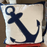 Nautical Anchor Pillow