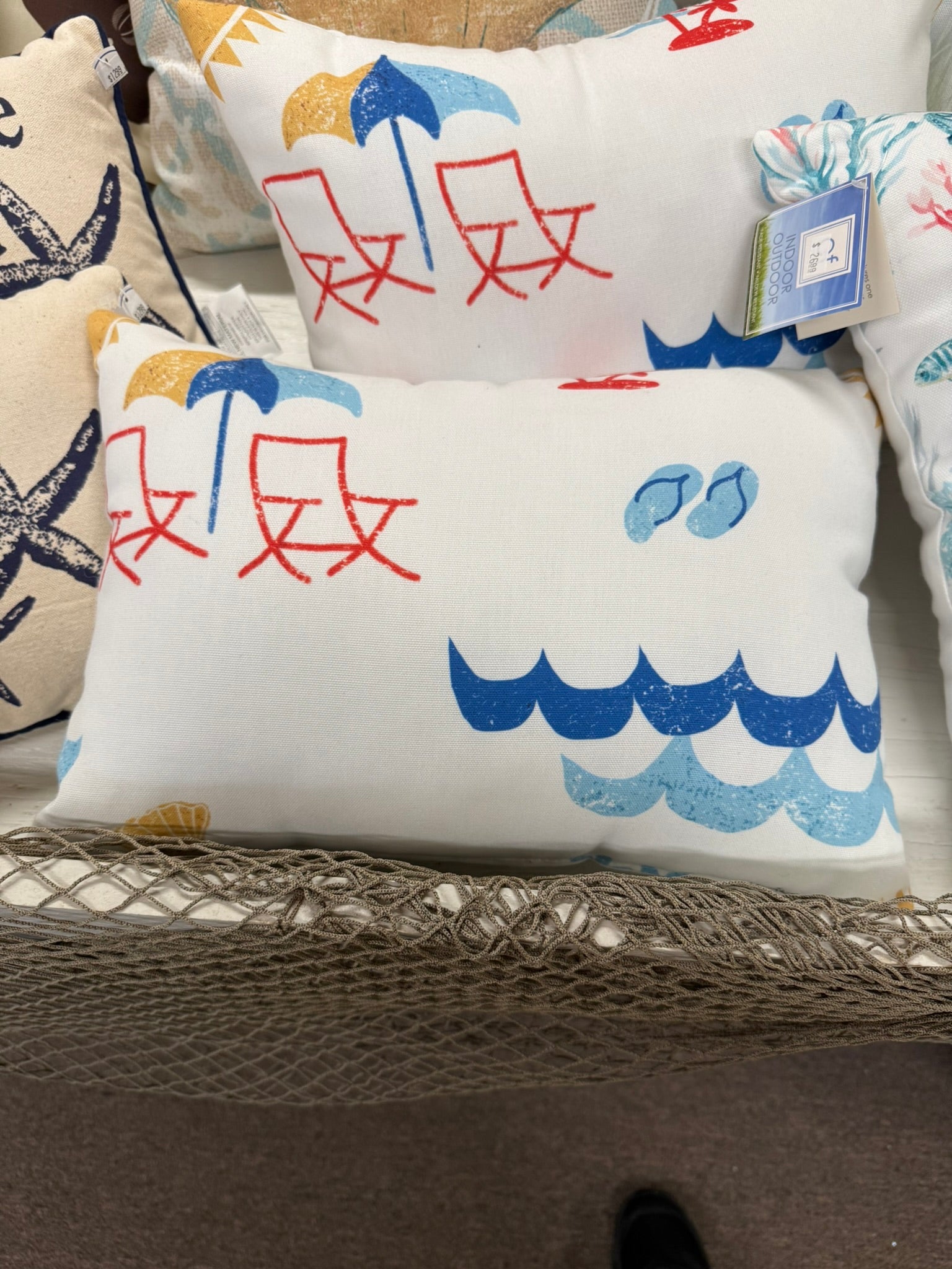 Beach Day Bliss Pillow