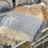 Starfish & Scallop Coastal Throw