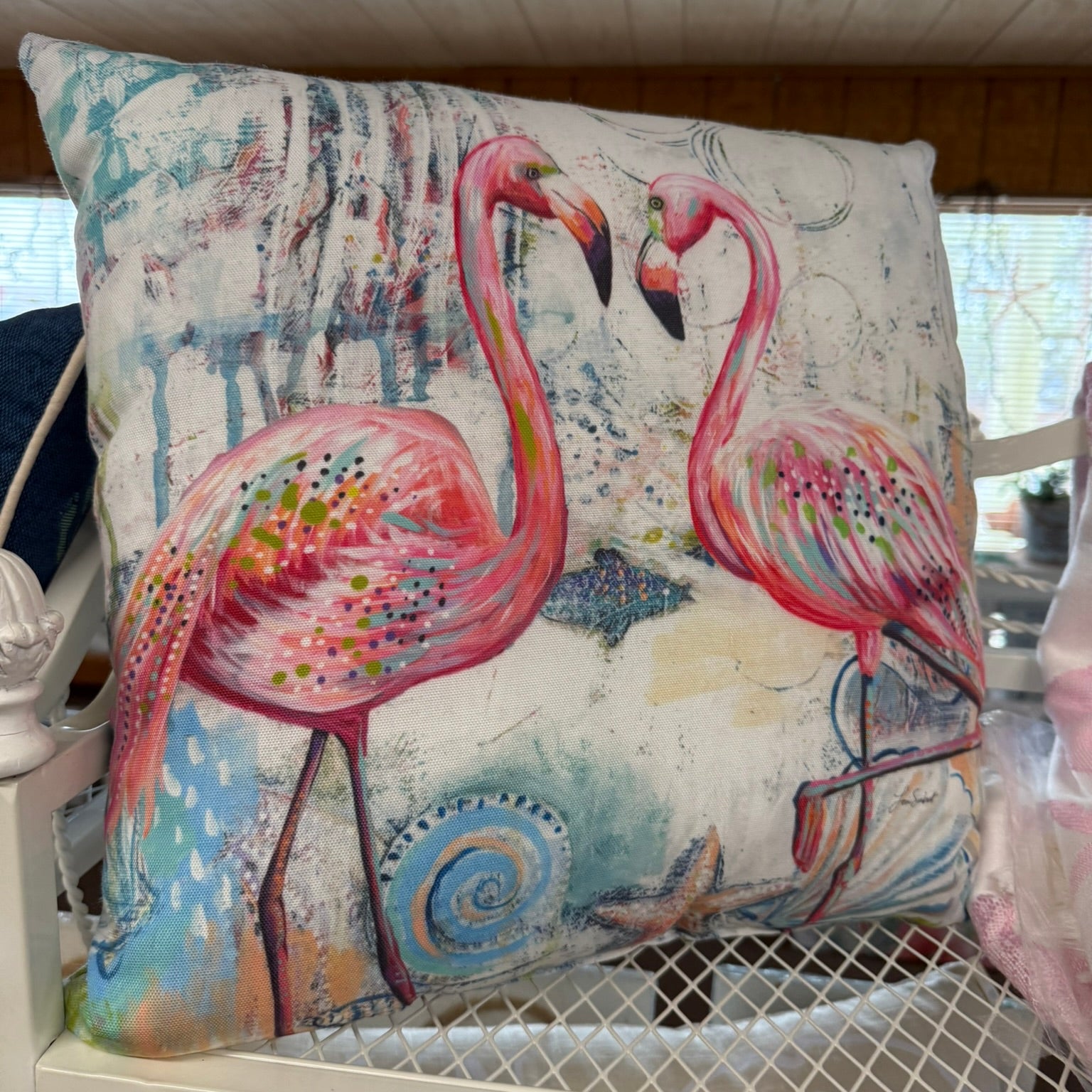 Flamingo Fiesta Pillow