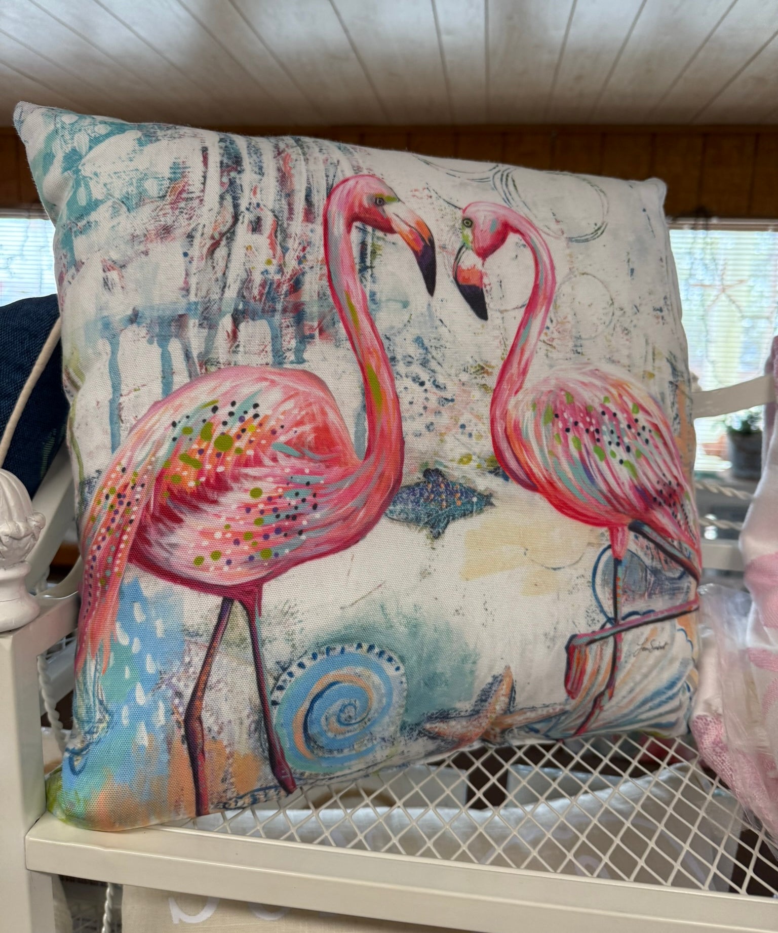 Flamingo Fiesta Pillow