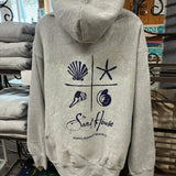 The Sand House Classic Gray Hooded Sweatshirt