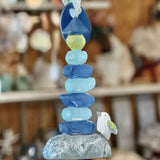 Seaglass Lighthouse Ornament