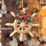 Ship's Wheel Christmas Ornament