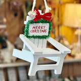 Adirondack Chair Christmas Ornament