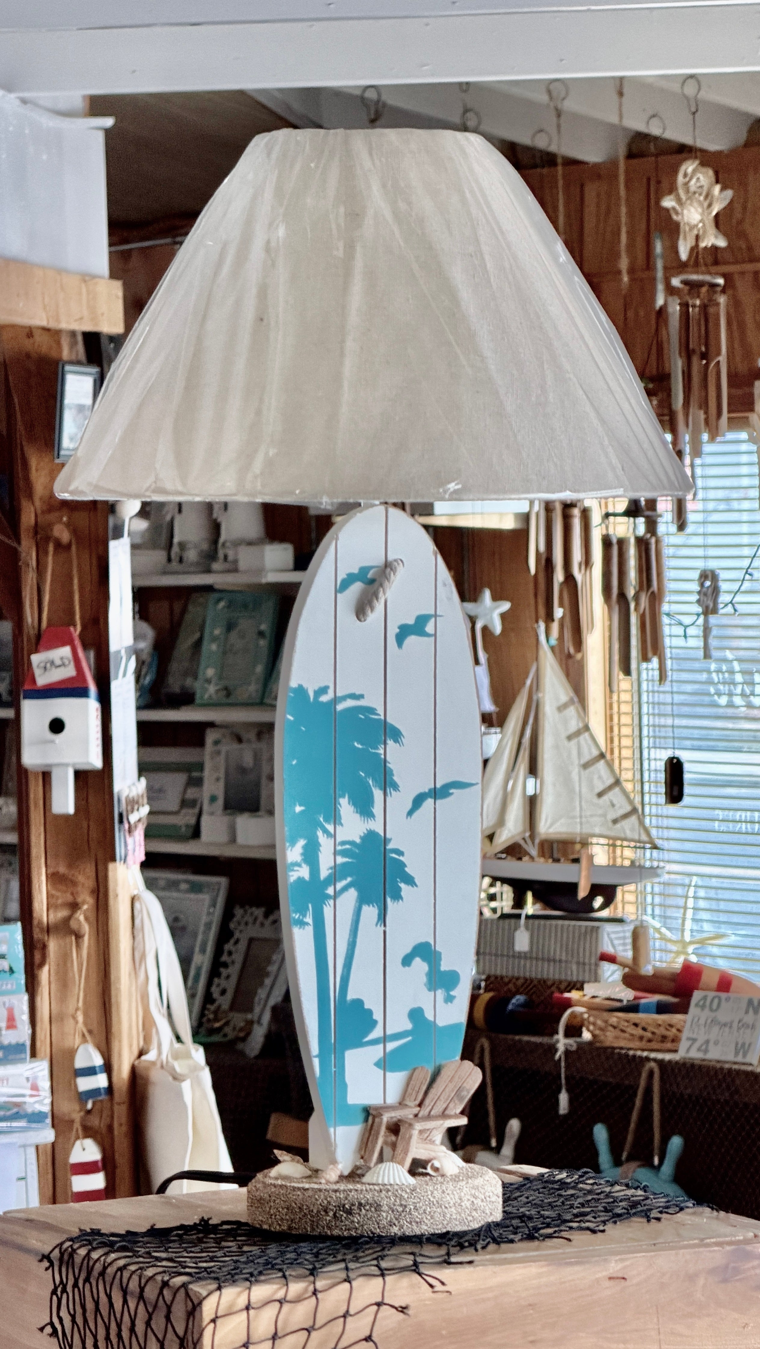 Surfboard Lamp