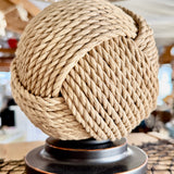 Monkey Fist Rope Lamp