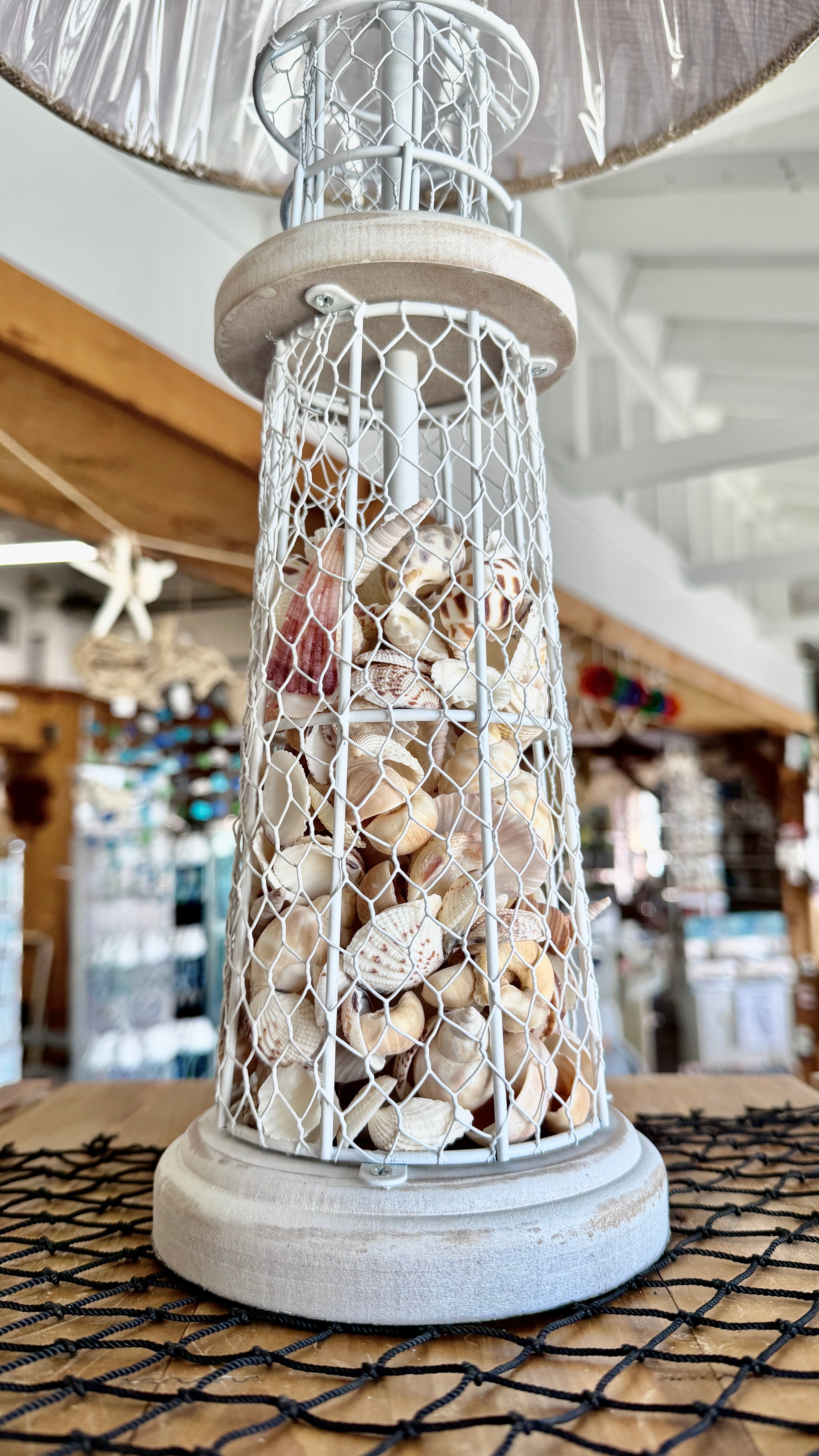 Shell Lighthouse Lamp