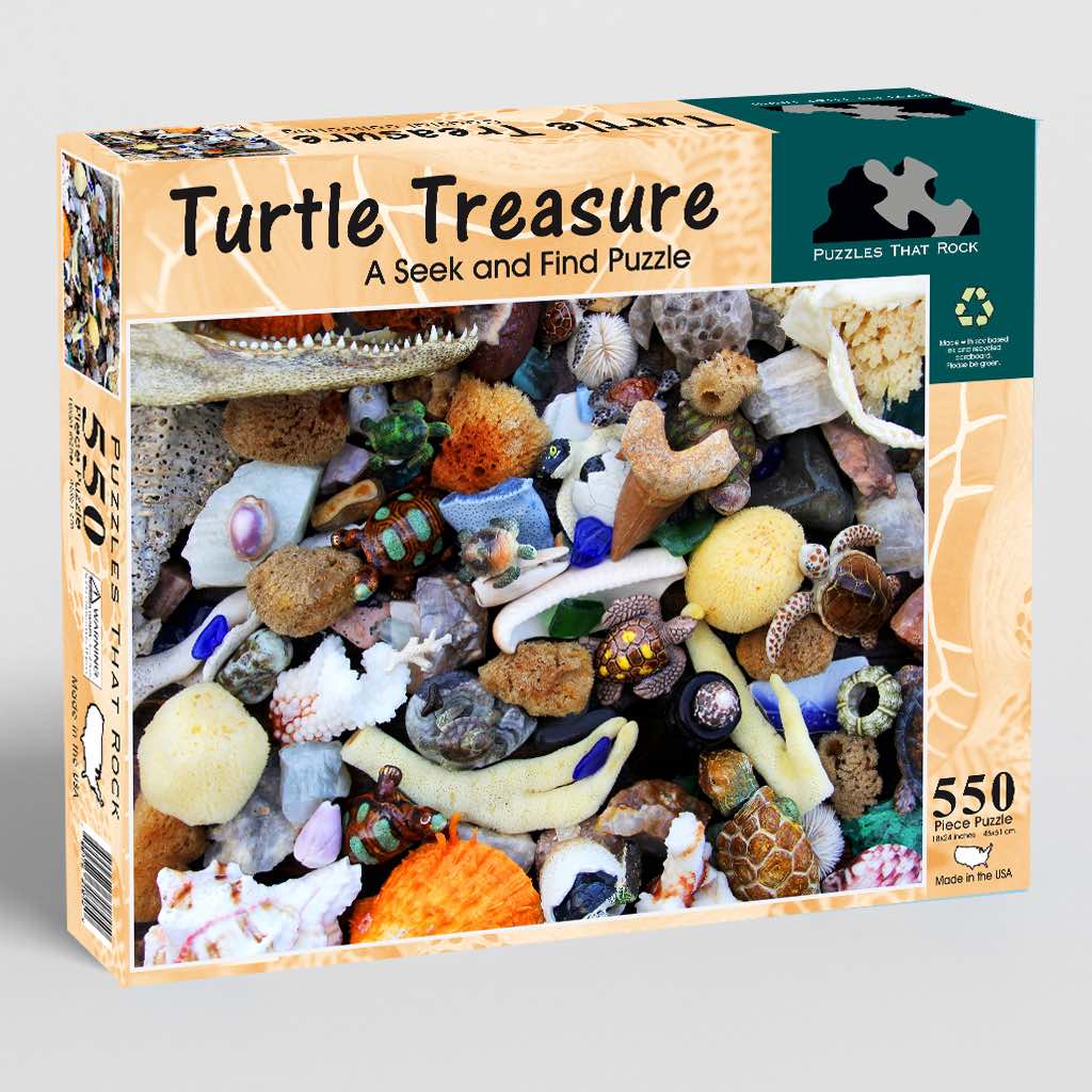 Turtle Treasure 550 Piece Jigsaw Puzzle