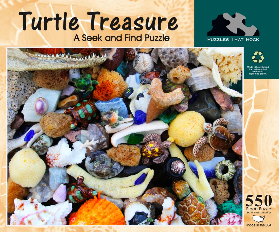 Turtle Treasure 550 Piece Jigsaw Puzzle